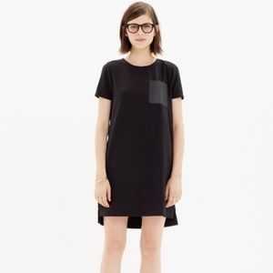 Madewell Leather Pocket T-shirt Dress